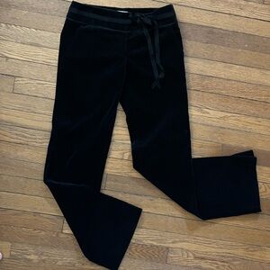 Liquid Black Velour Pants